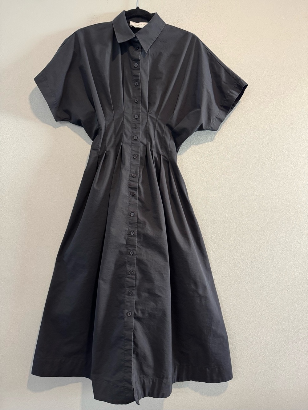 Anthropologie Tobie Shirtdress by Exquise Classic Old Money Minimalist XS - Picture 2 of 7